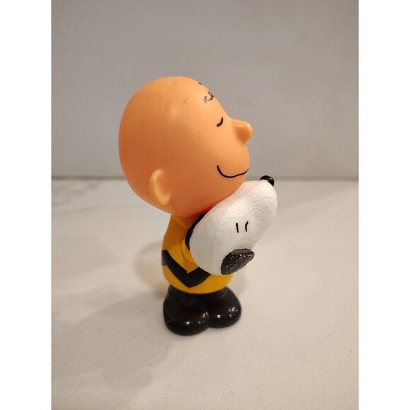 McDonalds Toy Peanuts Charlie Brown Snoopy Bobblehead Figure Plastic Bobble Body - Picture 2 of 8